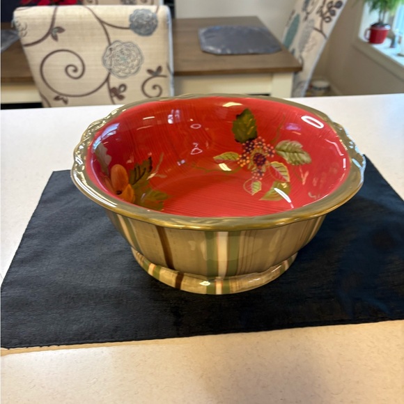 Trac Other - Trac Octavia Hill Collection Ceramic Large Salad Serving Bowl